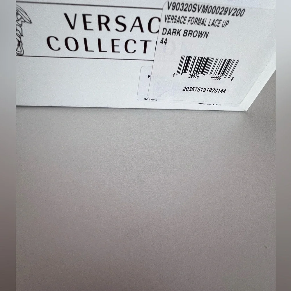 VERSACE Collection Men’s Dress Shoes New Size 44 US 12 - Picture 6 of 16